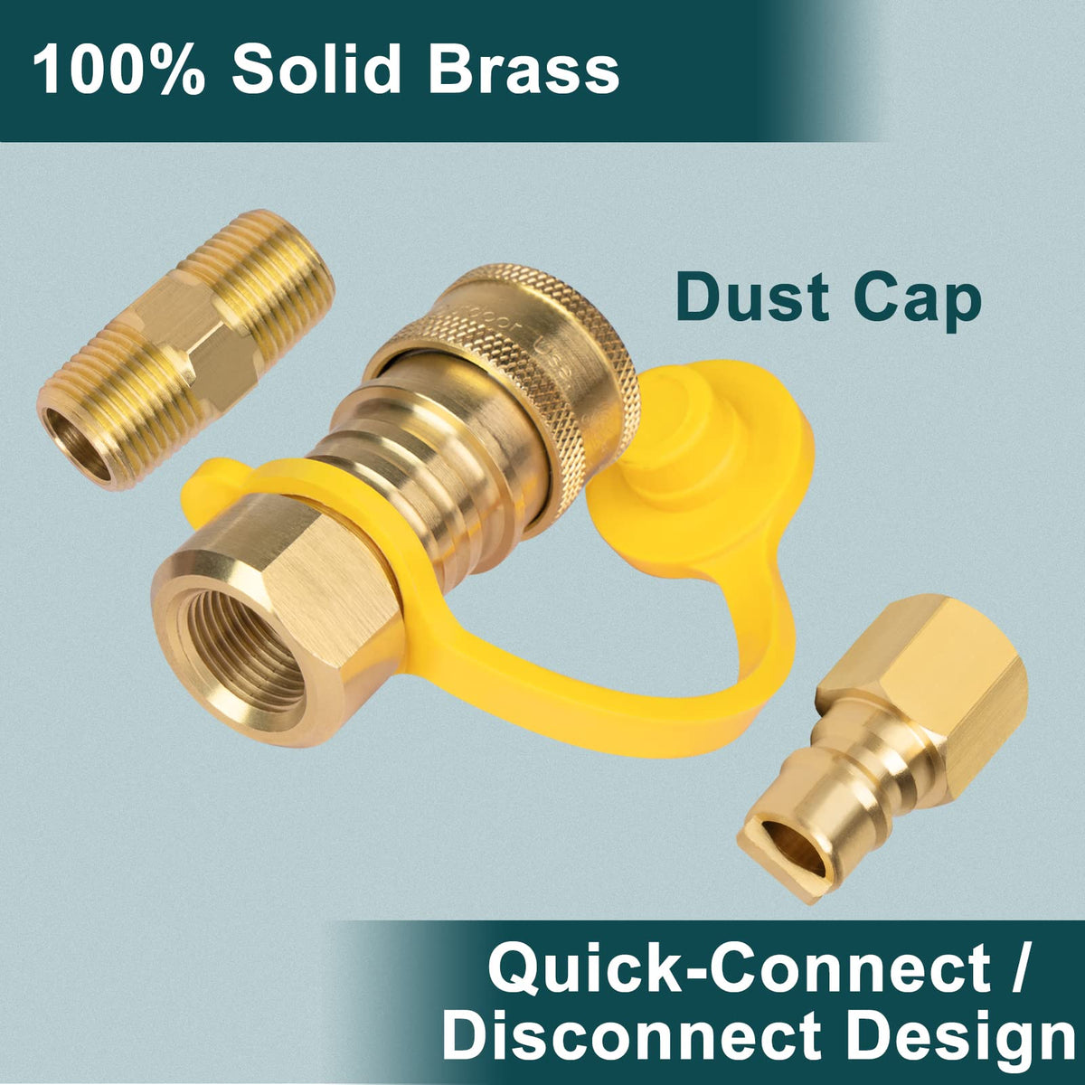GasPro solid brass construction highlighting durability