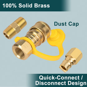 GasPro solid brass construction highlighting durability