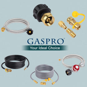 GasPro standard connector compatibility works with common 1lb and 20lb systems.