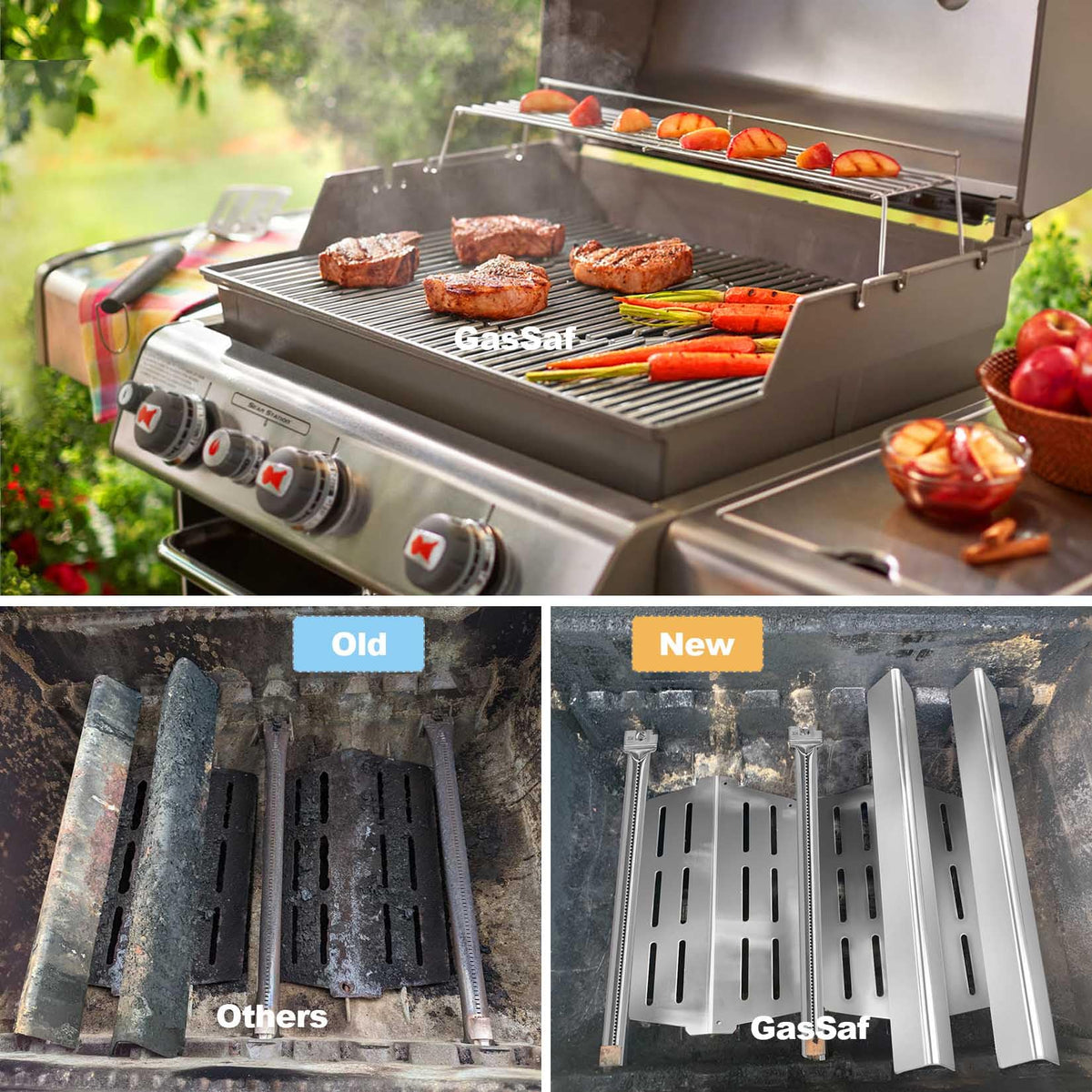 GasSaf ready-to-install grill parts kit for quick grill refresh.