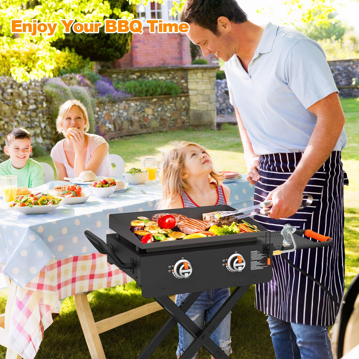 GasSaf Regulator kit demonstrates simple, quick installation for your grill.
