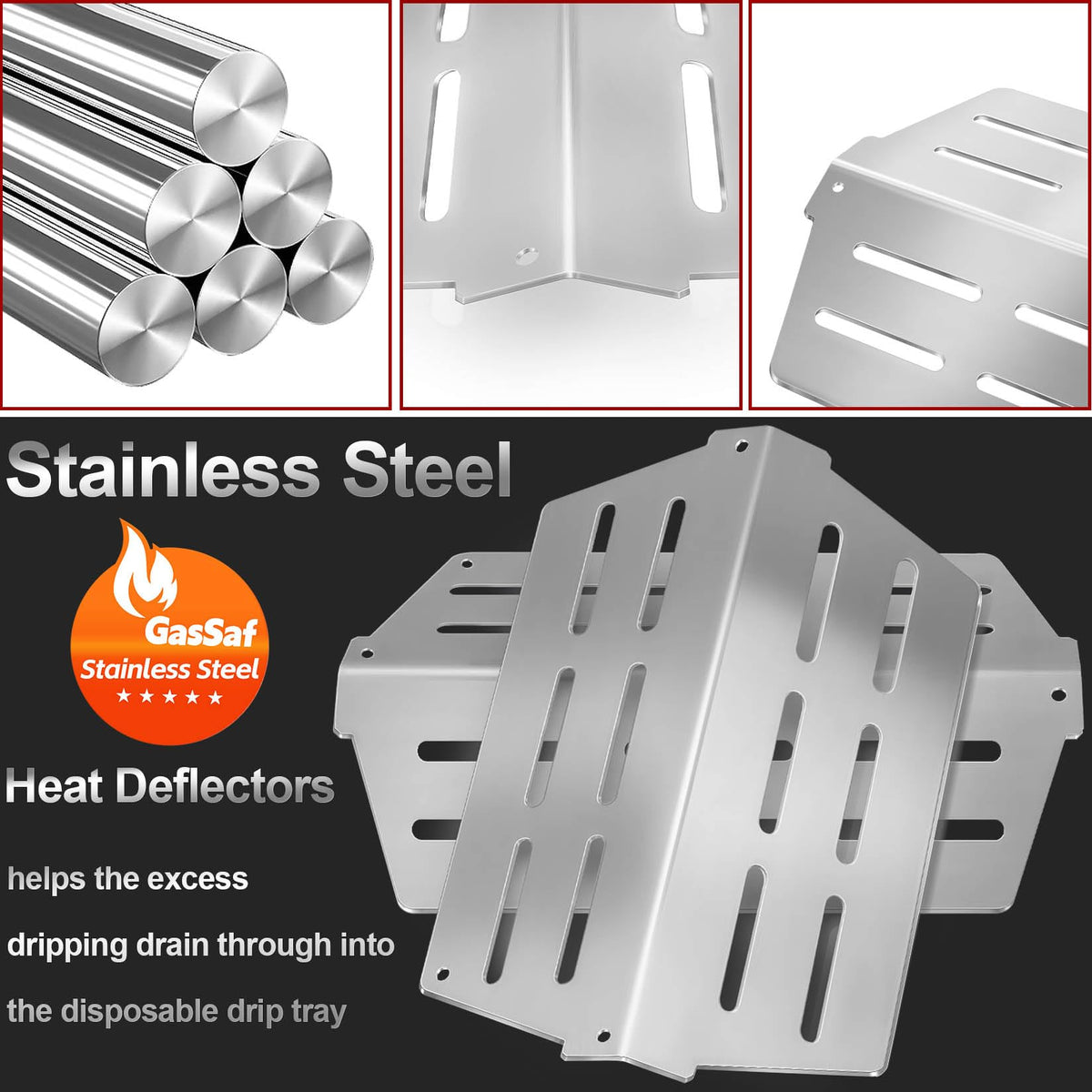 GasSaf heat plates and deflectors kit provides a complete renewal solution.