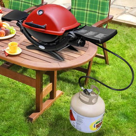 GasSaf outdoor-grill connector enables quick setup for tailgating and picnics