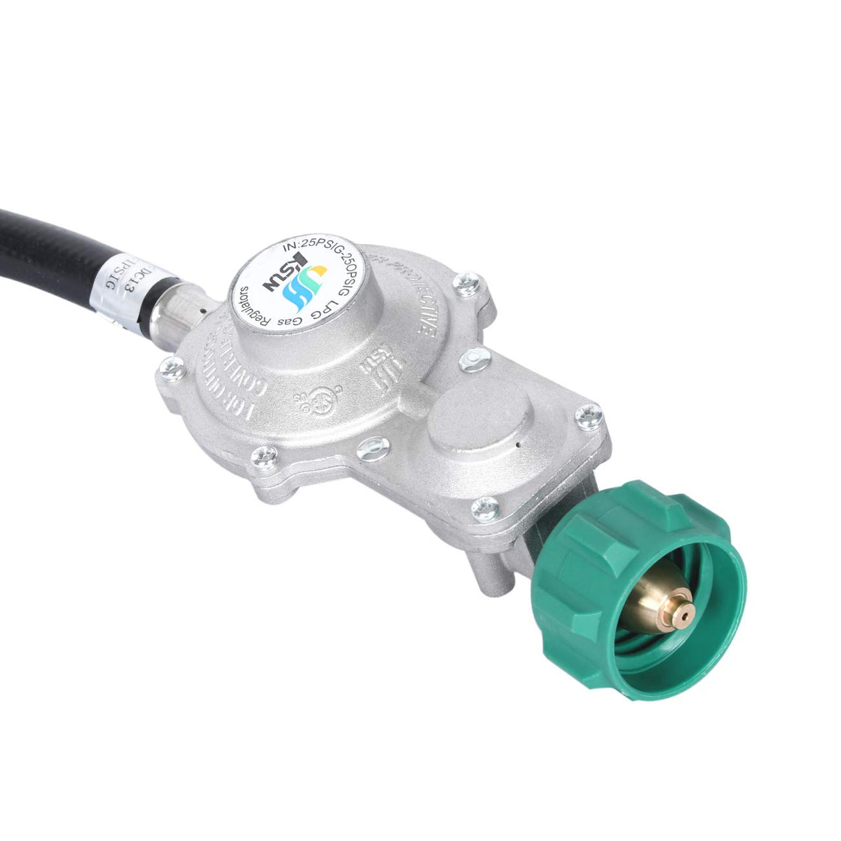 GasSaf outlet pressure 11 wc display for consistent flame performance