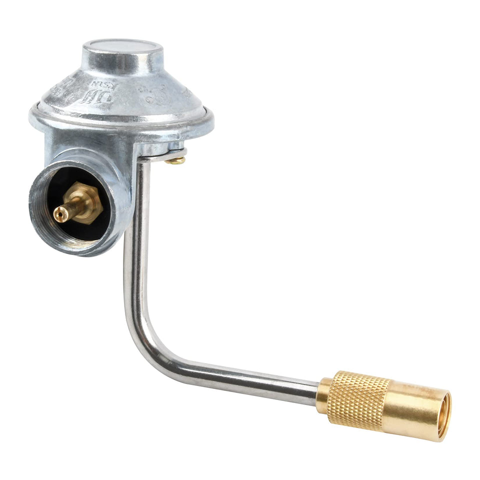 GasSaf regulator on Blackstone 17-inch and 22-inch tabletop griddles for versatile compatibility.