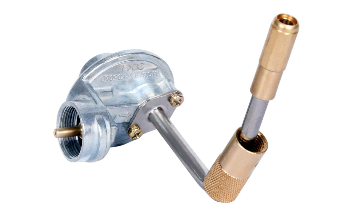 GasSaf regulator supports high flow for consistent heat on griddle.