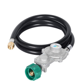 GasSaf regulator hose connection for secure RV and grill use