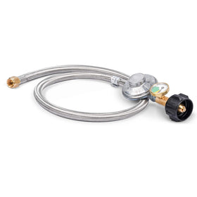 GasSaf stainless steel braided hose detail highlighting durability