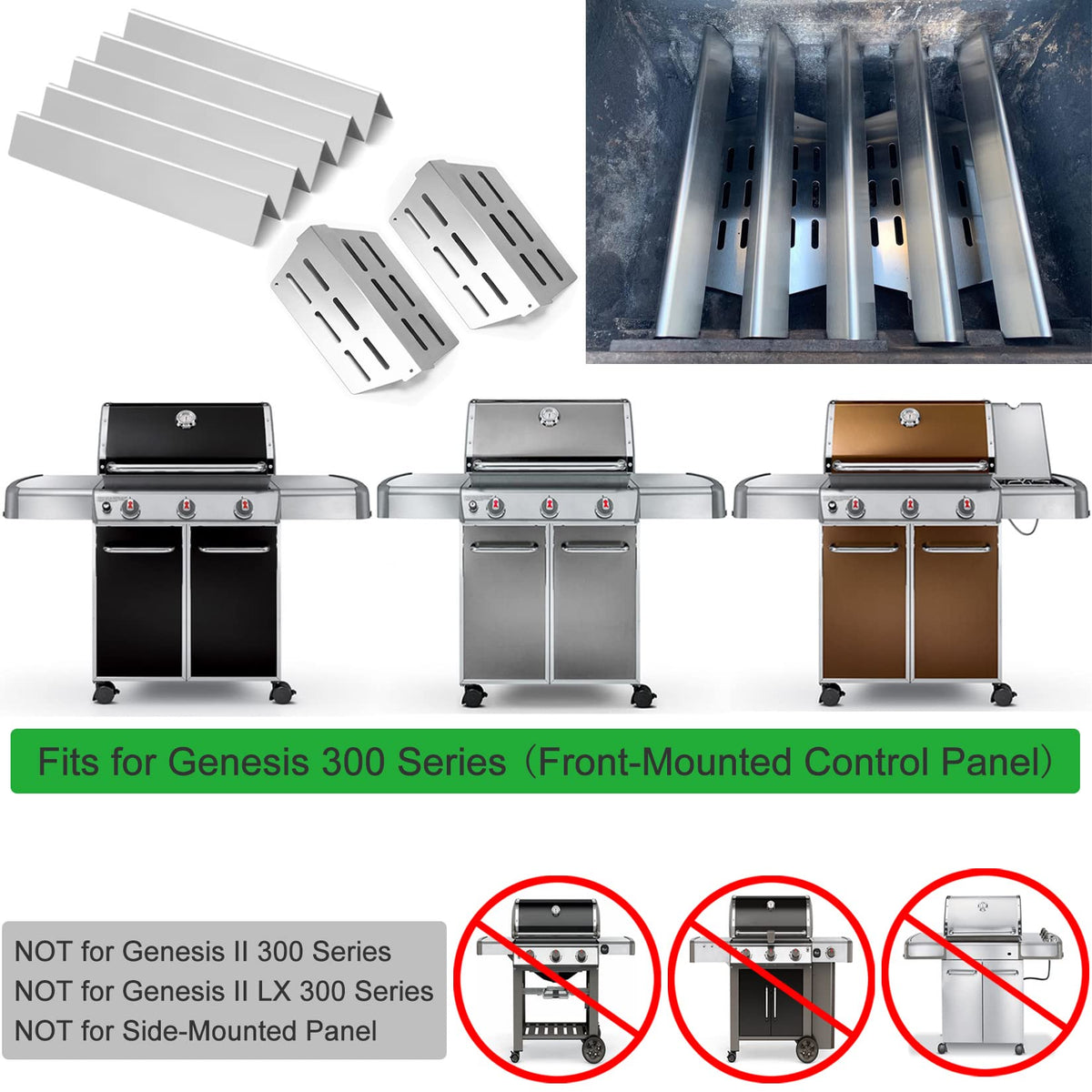 GasSaf Weber Genesis 300-series compatibility ensures precise fit and easy install.