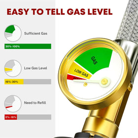 GasXpert brass construction demonstrates corrosion resistance in rugged outdoor conditions.