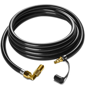 GasXpert improved propane hose 12ft, durable and flexible for RV grill setups.