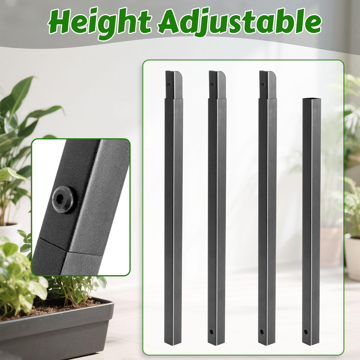Gavinjitao easy-assembly trellis with detachable pipes for quick setup