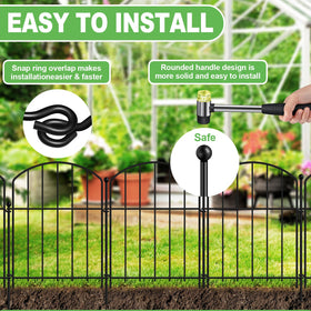 GAXI no-dig fence installation simplifies setup for quick yard or patio boundarying