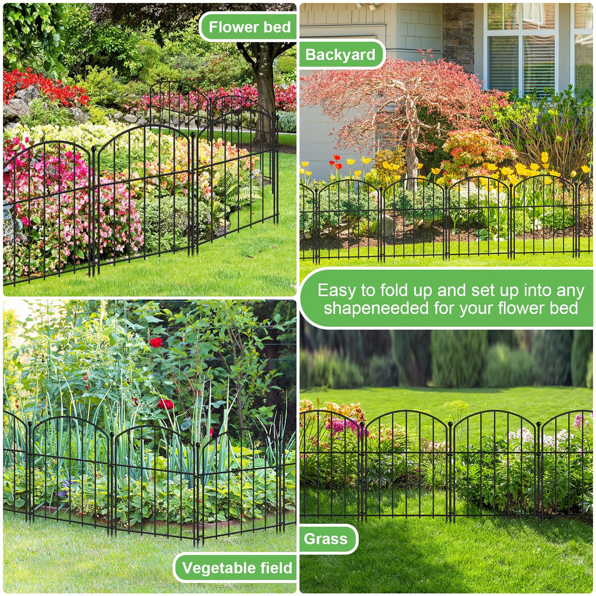 GAXI outdoor fence suitable for patios and gardens, blending function with style