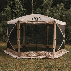 Optional wind panels attached to top to reduce moisture