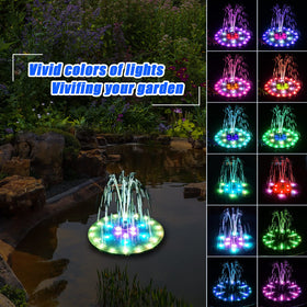GAIZERL LED color light show brightens nights around ponds and pools