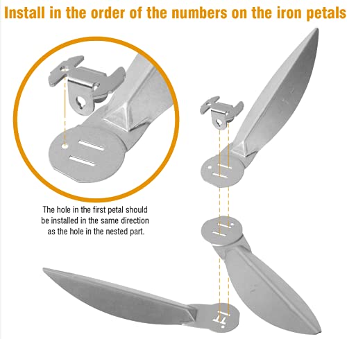 GazyGrill control rod enables easy vent adjustment and ash management.