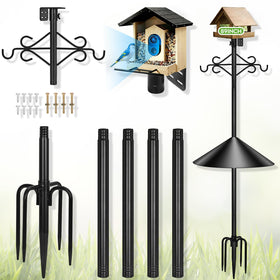 Gbekery 89-inch pole with double hooks for versatile feeders.