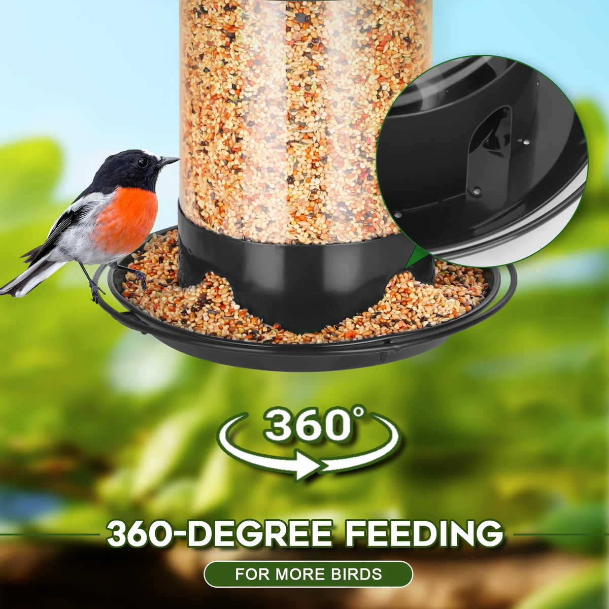 Gbekery wide-mouth refill design makes filling quick and spill-free