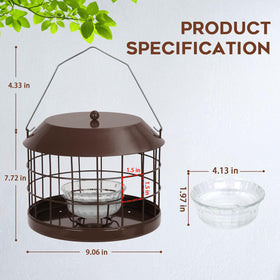 Gbekery detachable hook allows easy outdoor hanging