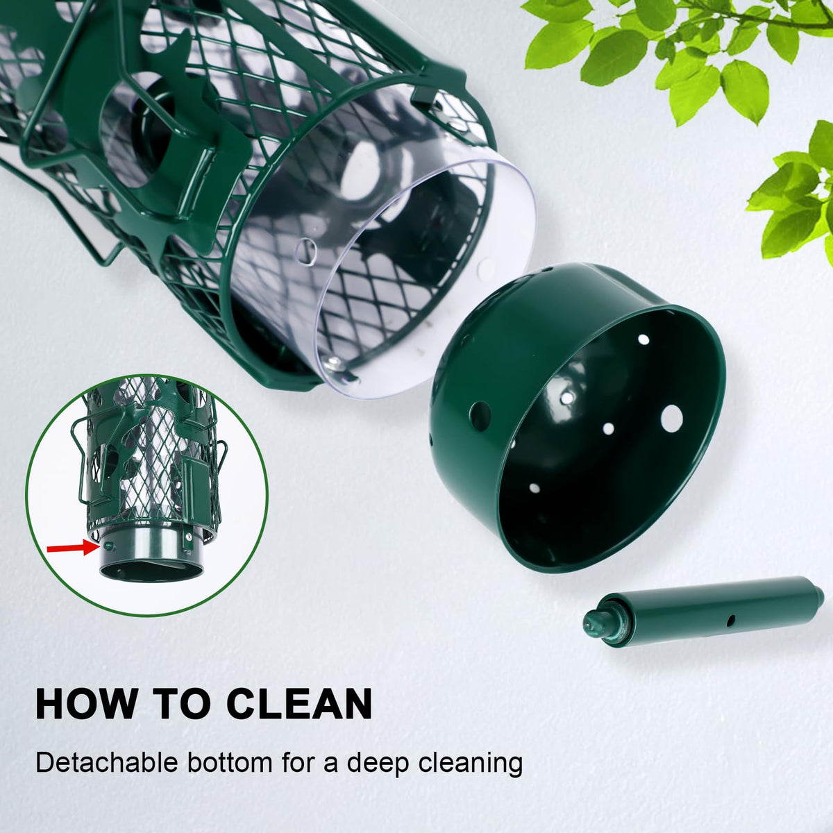 Gbekery garden-friendly design adds charm while inviting small birds.