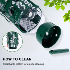 Gbekery garden-friendly design adds charm while inviting small birds.