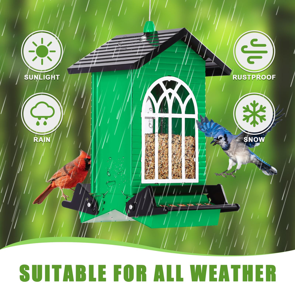 Gbekery gift-ready bird feeder brings joy to families.
