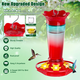 Gbekery anti-ants top design helps keep nectar protected from ants and bees.