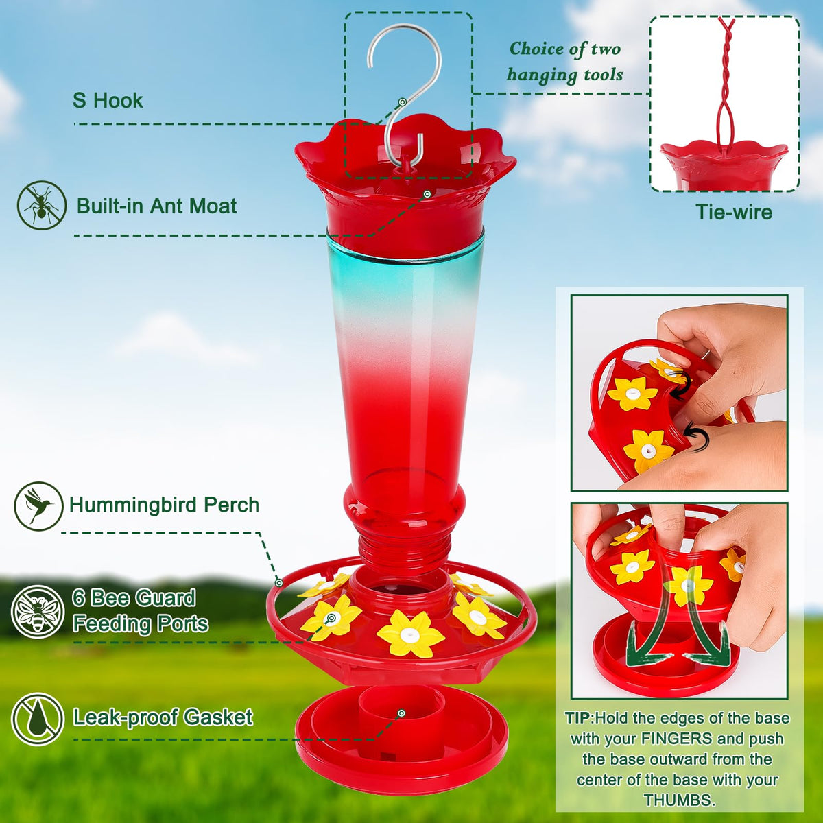 Gbekery wide-mouth fill design makes refilling quick and mess-free.