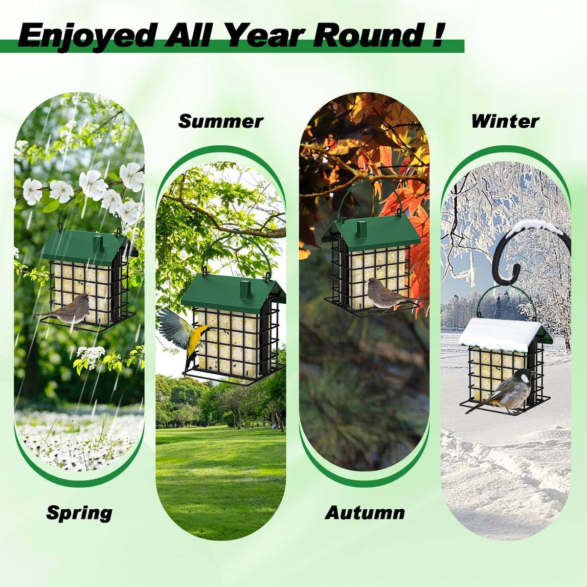 Gbekery outdoor feeder is ideal for gardens and backyards