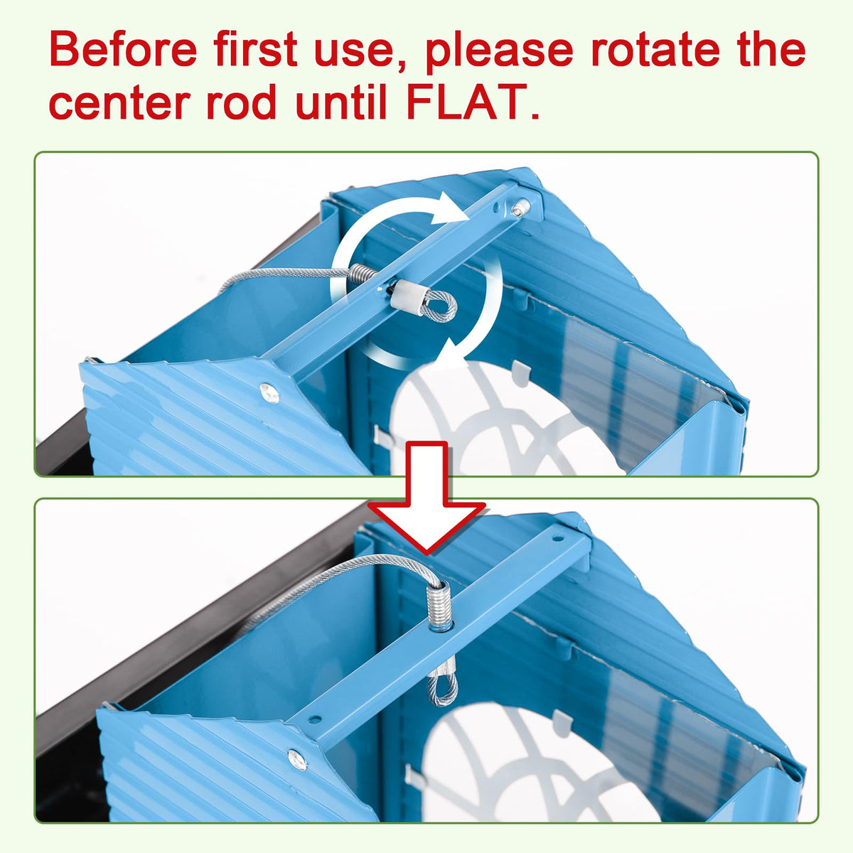 Gbekery lift-lid design enables quick, spill-free refills.
