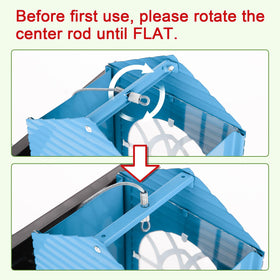 Gbekery lift-lid design enables quick, spill-free refills.