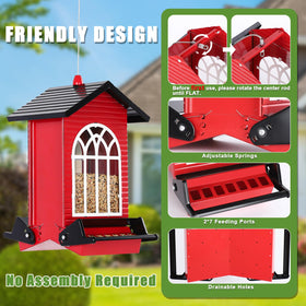 Gbekery lift-lid makes refilling quick and clean from the ground.
