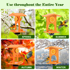 Gbekery Oriole Feeder bird-friendly perch enhances garden feeding