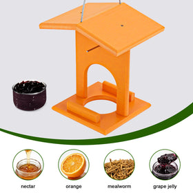 Gbekery Oriole Feeder made from recycled plastic withstands weather