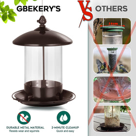 Gbekery squirrel-deterrent cap helps protect seeds from theft