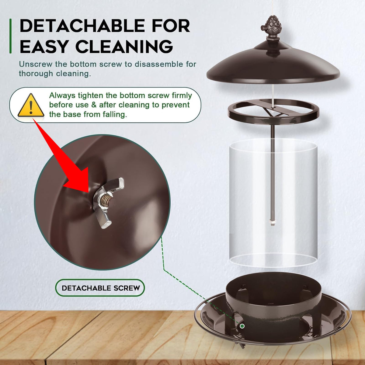 Gbekery wide-mouth design makes refilling quick and clean