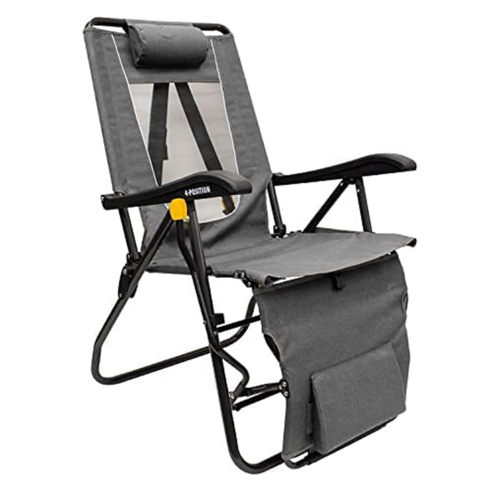 GCI Outdoor Legz Up Lounger folding-lounger for easy transport and quick outdoor setup.
