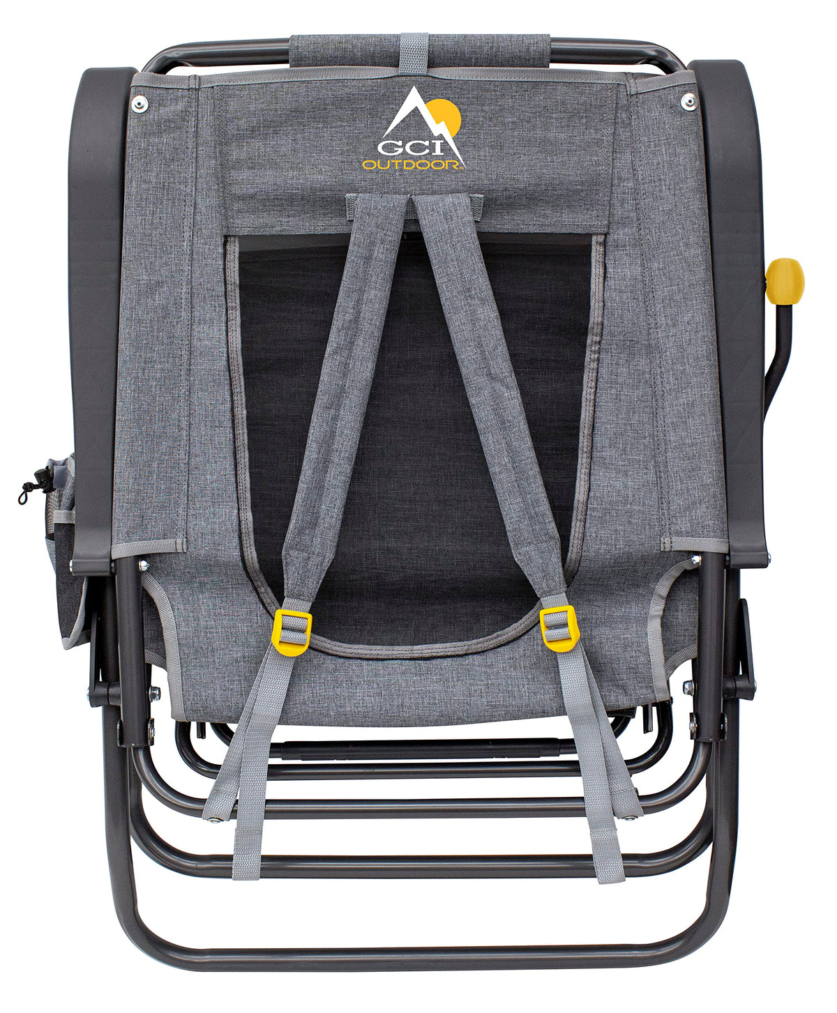 GCI Legz Up Lounger leg-rest elevated for relaxed legs during camping.