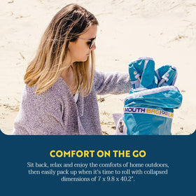 GCI Pod Rocker spring-action technology enables gentle rocking on varied terrain.