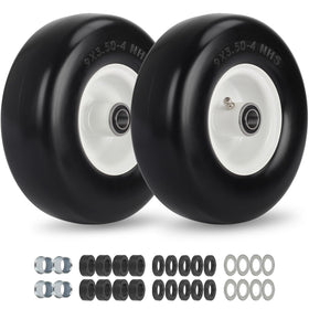 GICOOL 9x3.50-4 front wheel tire for Exmark/Scag, durable and ready for heavy use