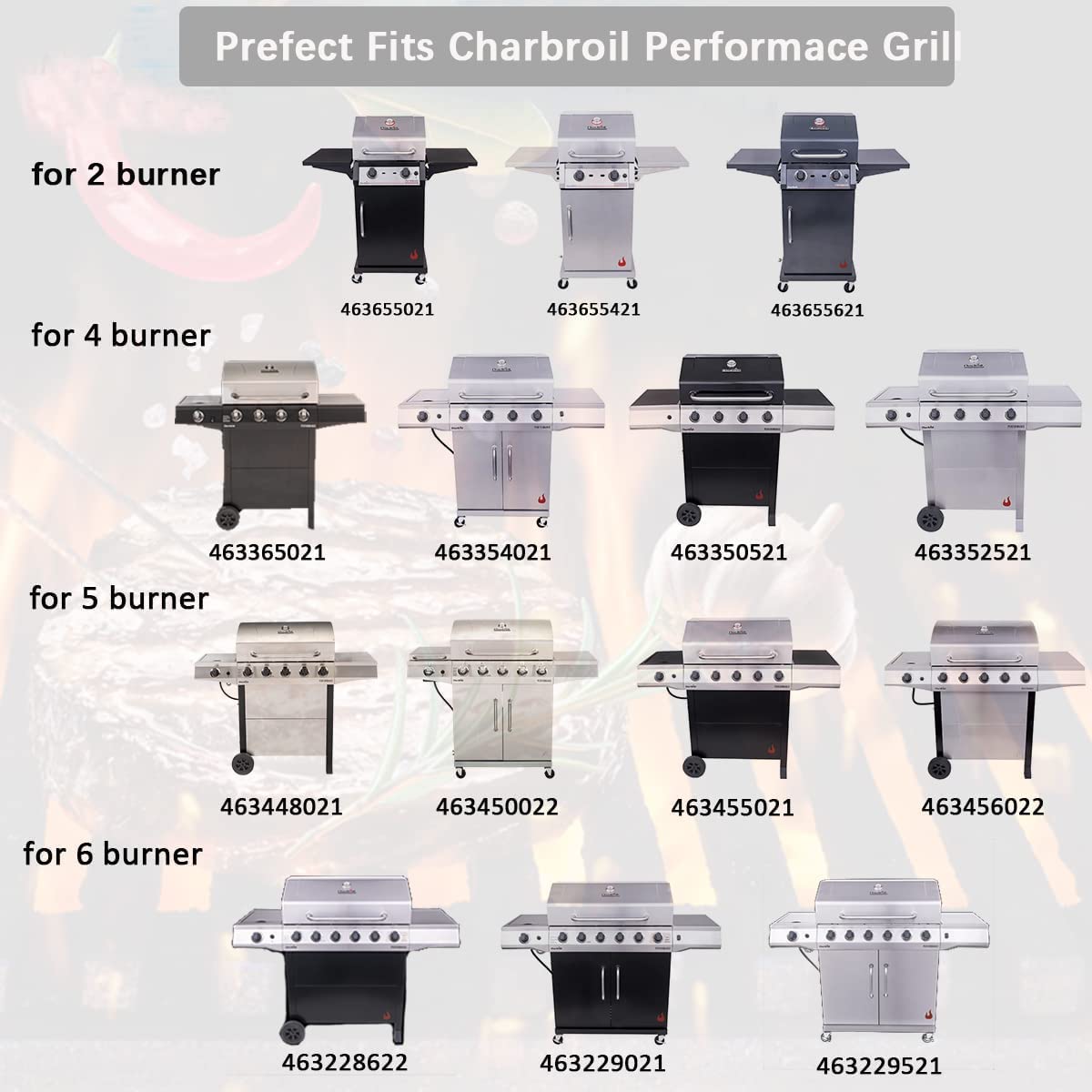 Gcostar Charbroil 4-burner heat plates built to resist rust