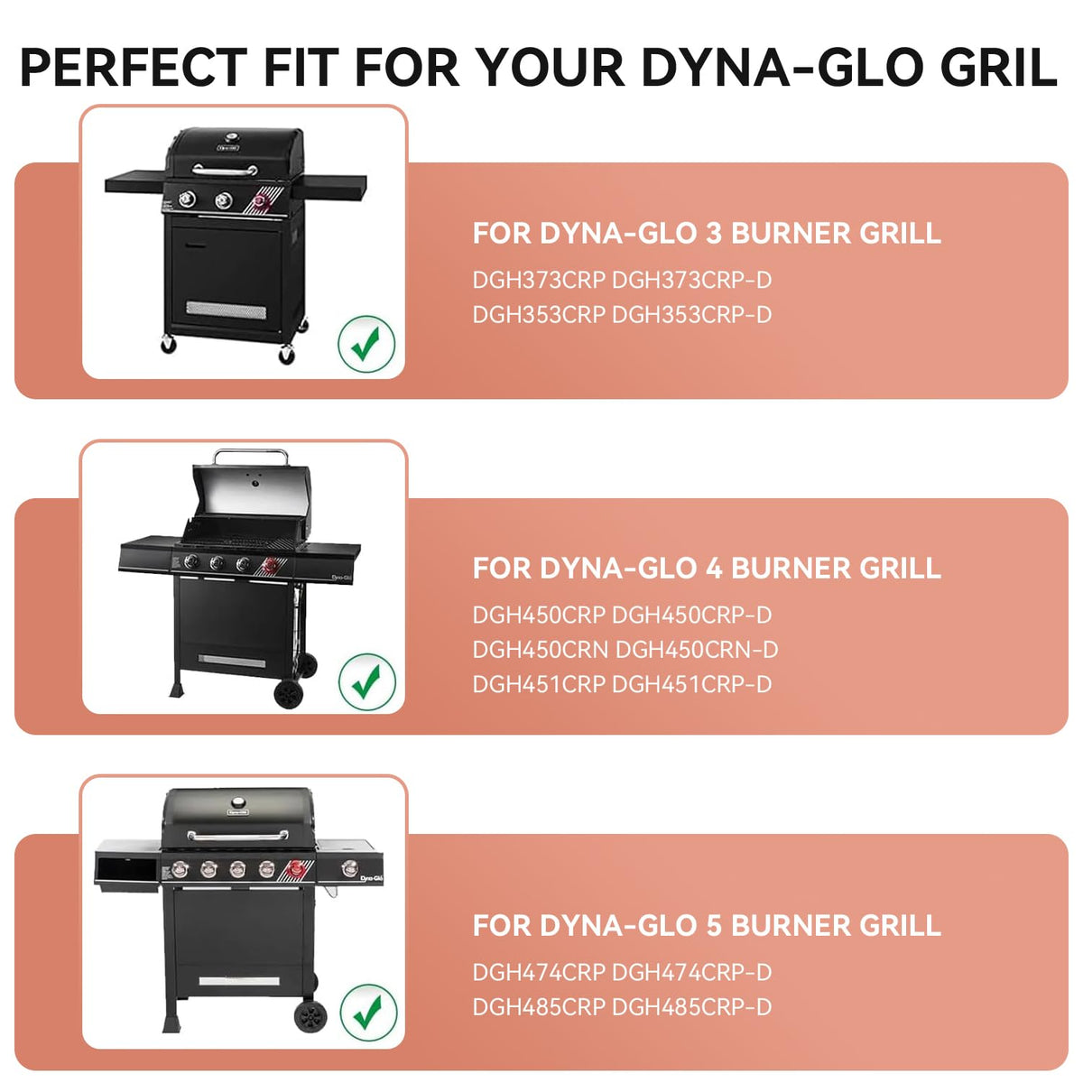 Gcostar Dyna-Glo 4-burner heat tent kit ensures even flame coverage