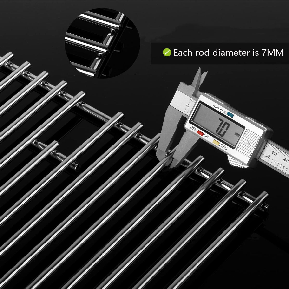 Gcostar Nexgrill 720-0888 compatible grates for even heat distribution.