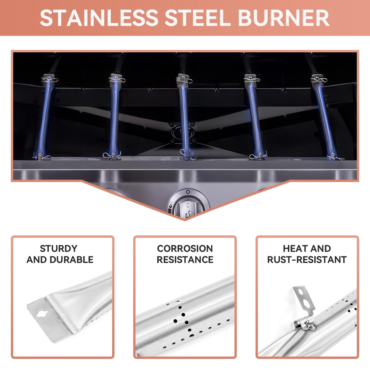 Gcostar Pit Boss Pro 1100 heat plate 16GA protects burners and promotes even heat