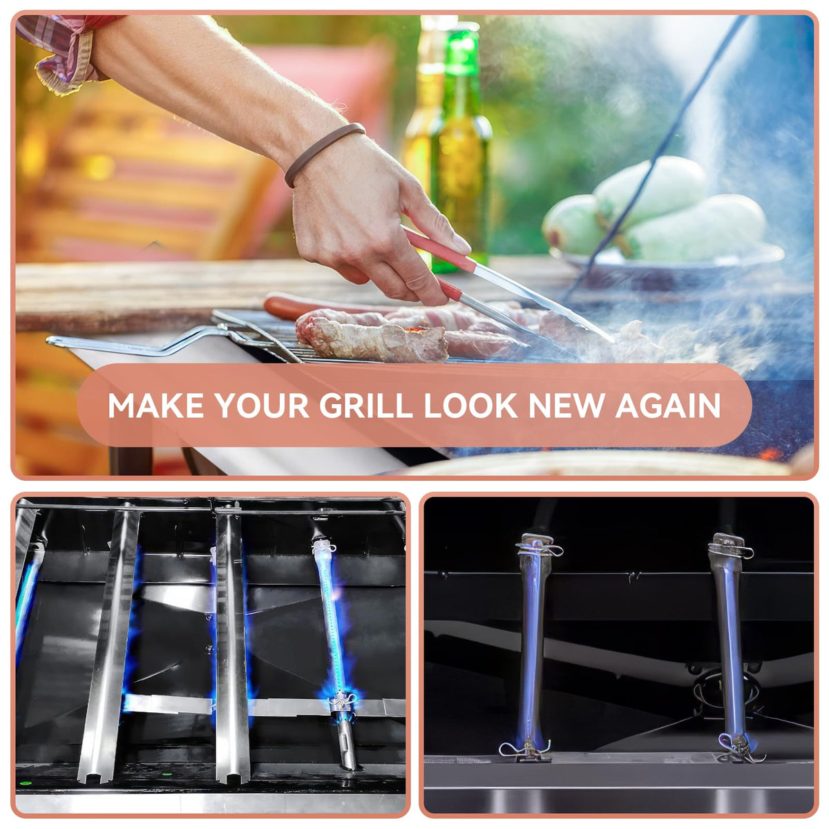 Gcostar Pit Boss Pro 1100 heat plate top view emphasizes durability and cleaning ease