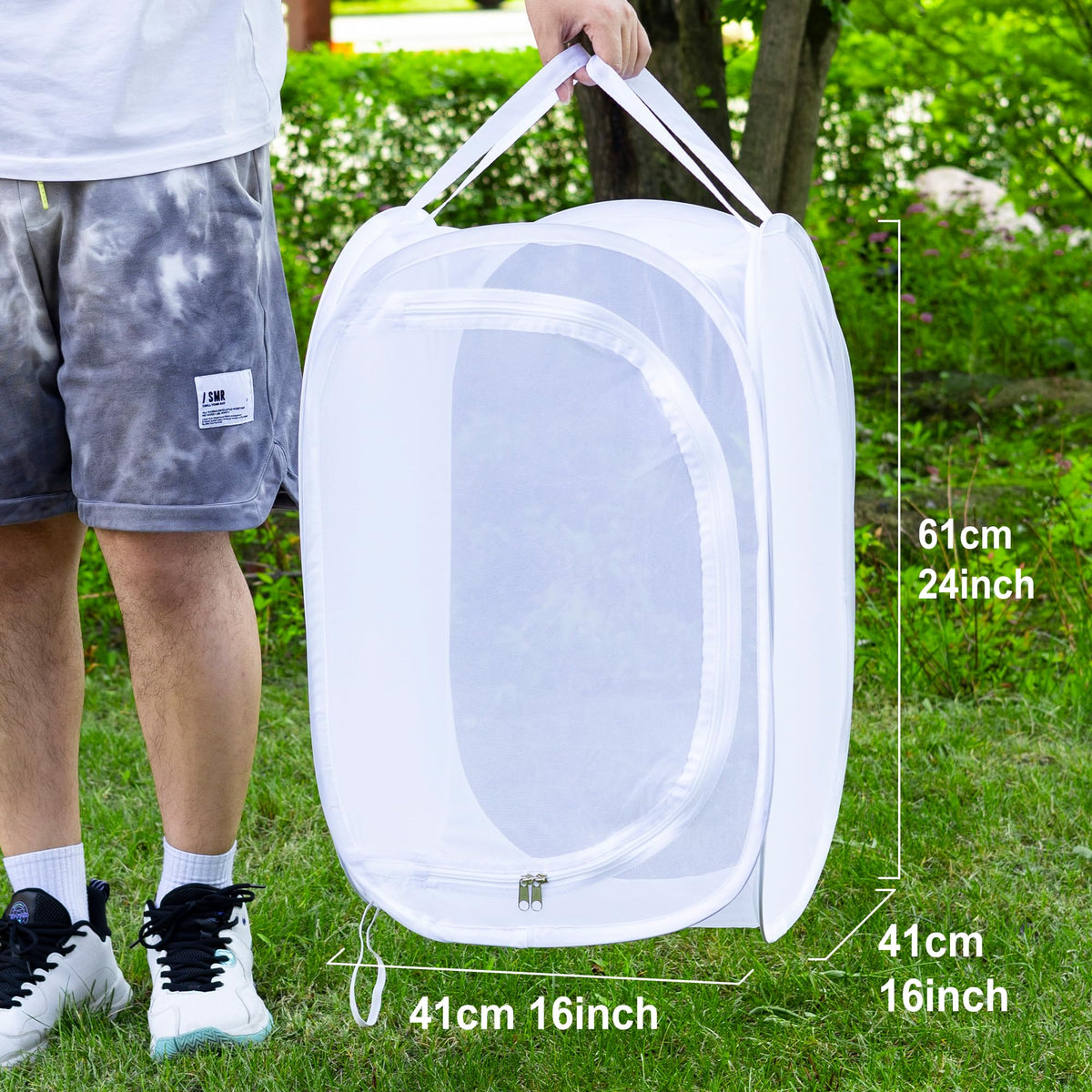 GDanes pop-up habitat large zipper opening for easy feeding and release