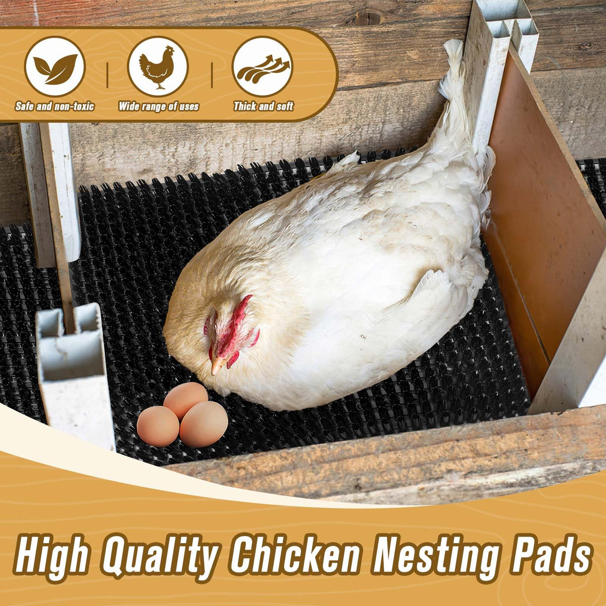 GDHSWJ egg protection nest pad cushions eggs in boxes.