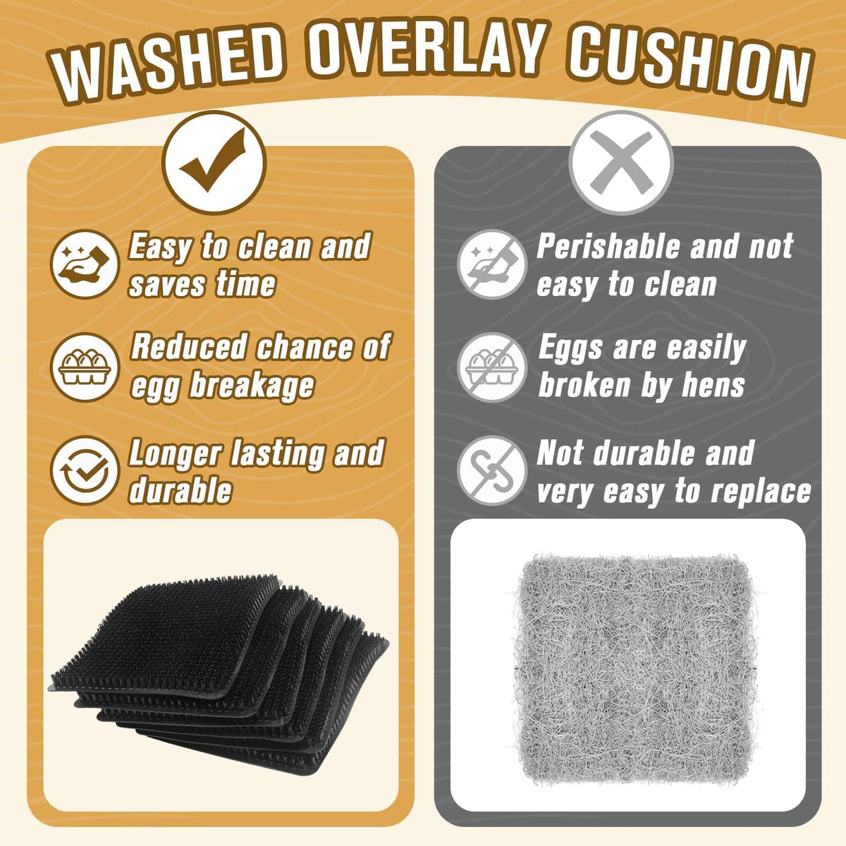 GDHSWJ universal-fit pad can be cut to size.