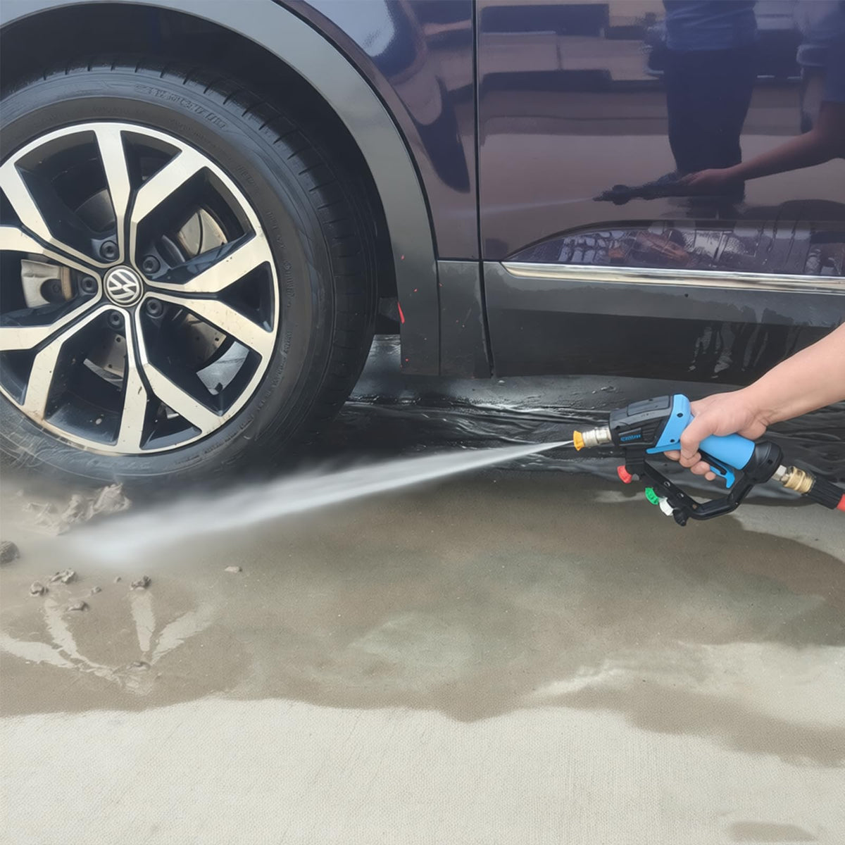GDHXW 360-degree swivel connects smoothly to prevent hose kinks